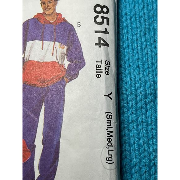McCalls 8514 Sewing pattern hoodie pants size S M L - Picture 2 of 5